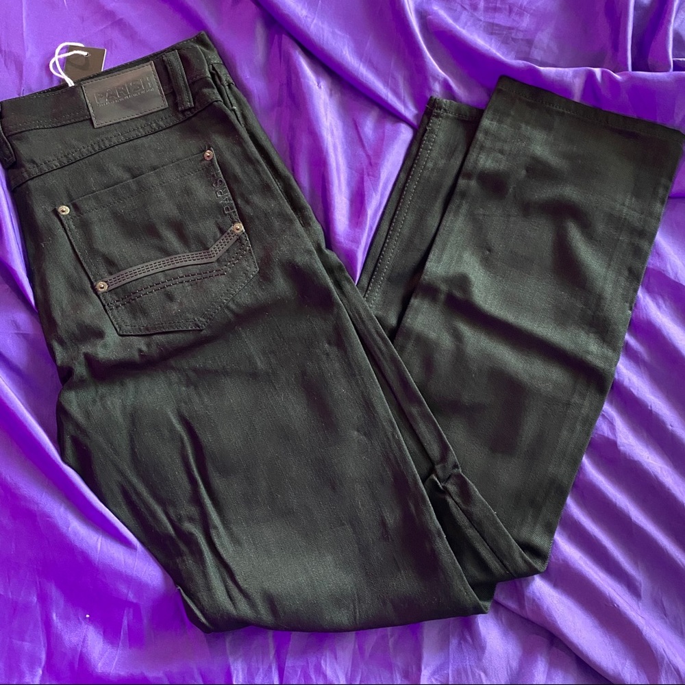 Men’s Parish Nation Jet Black Straight Cut Jeans